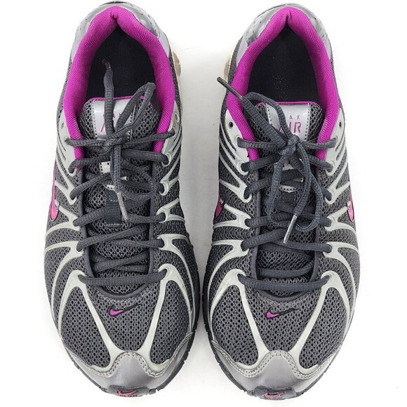 NIKE AIR MAX FitSole Running Shoes 316755-062 Gray / Purple - Picture 3 of 9